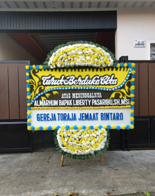 Papan Bunga Duka di Kedungadem
